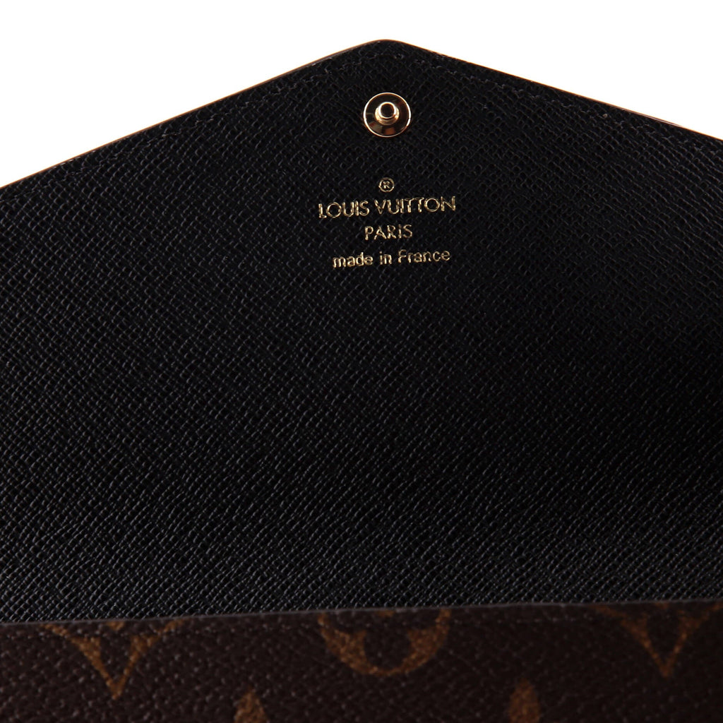 Louis Vuitton Sarah Wallet NM Reverse Monogram Giant and Monogram Canvas