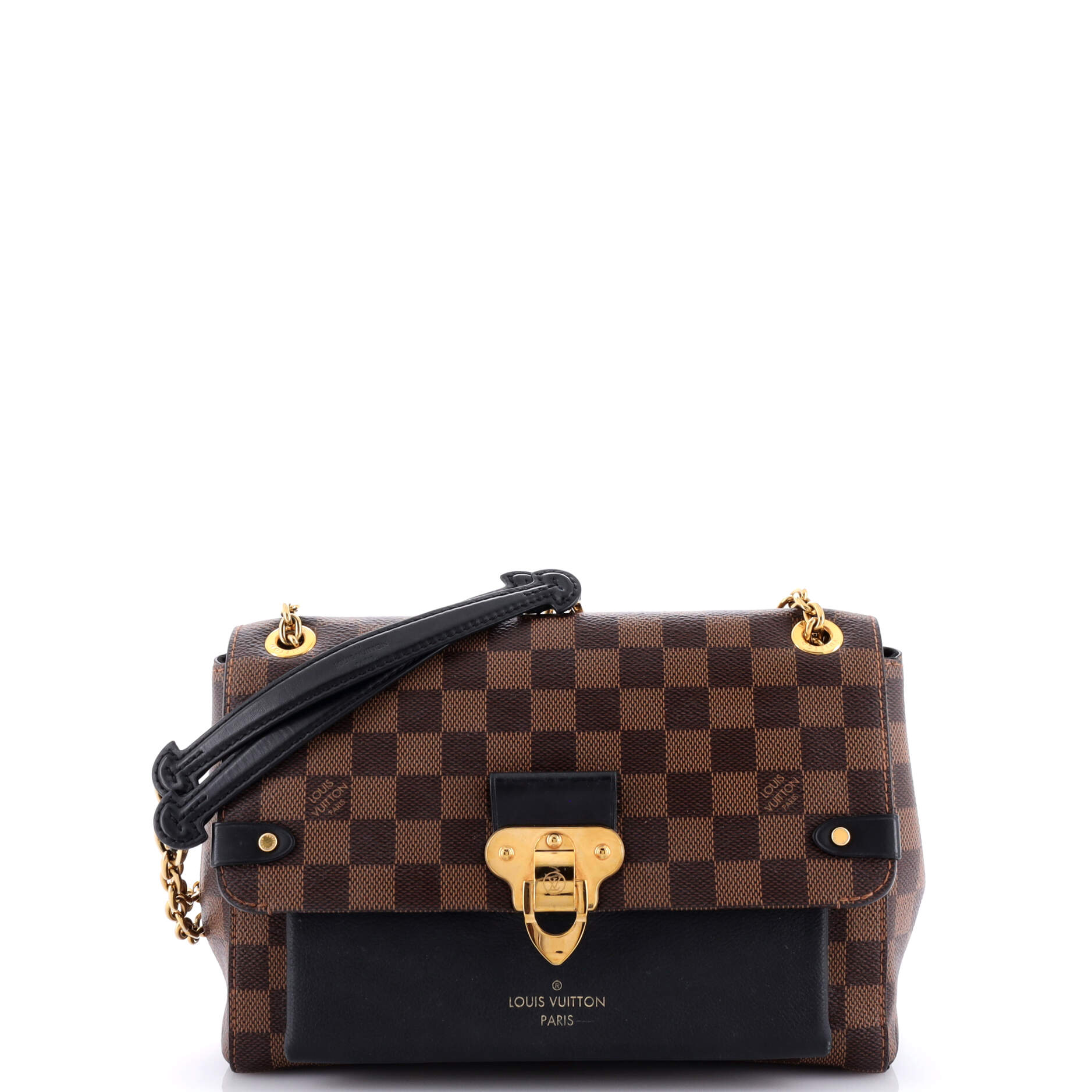 Louis Vuitton Vavin Handbag Damier with Leather PM