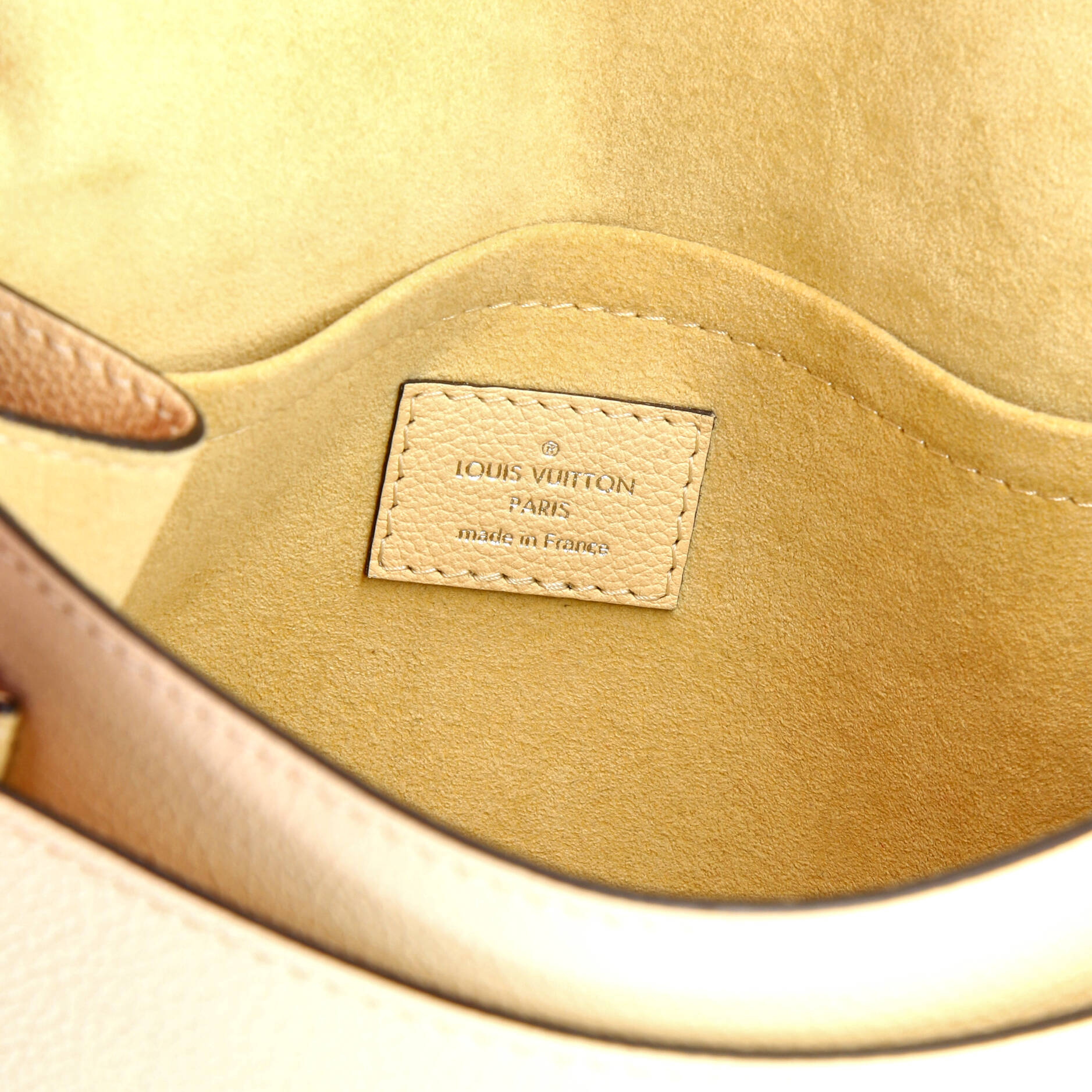 Louis Vuitton Mylockme Handbag Flower Embellished Leather BB