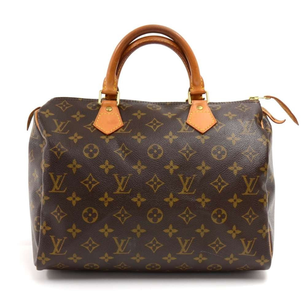 Louis Vuitto Speedy 30 Monogram Canvas City Handbag