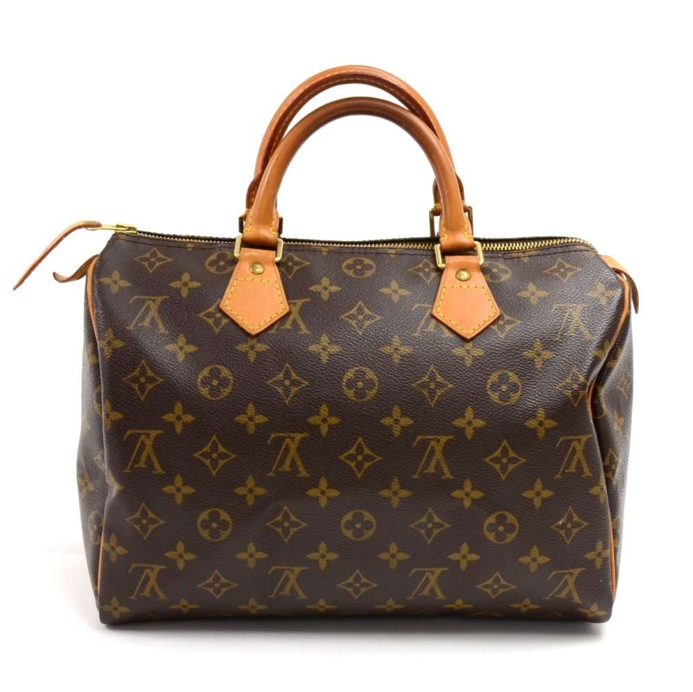 Louis Vuitto Speedy 30 Monogram Canvas City Handbag