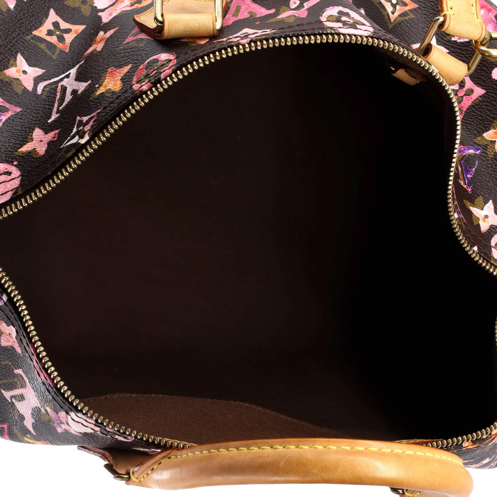 Louis Vuitton Speedy Handbag Monogram Watercolor Aquarelle 35