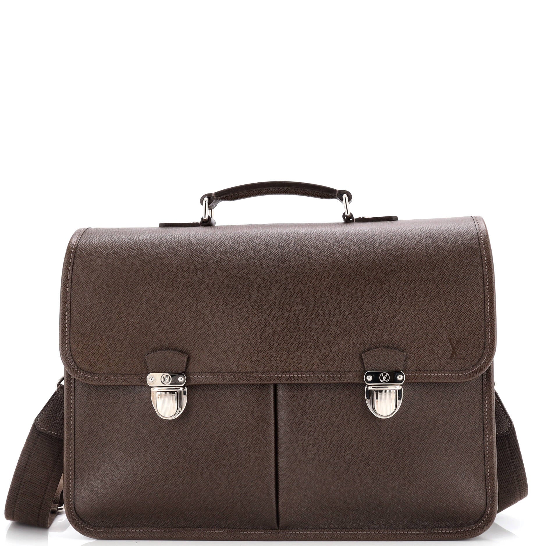 Louis Vuitton Anton Briefcase Taiga Leather