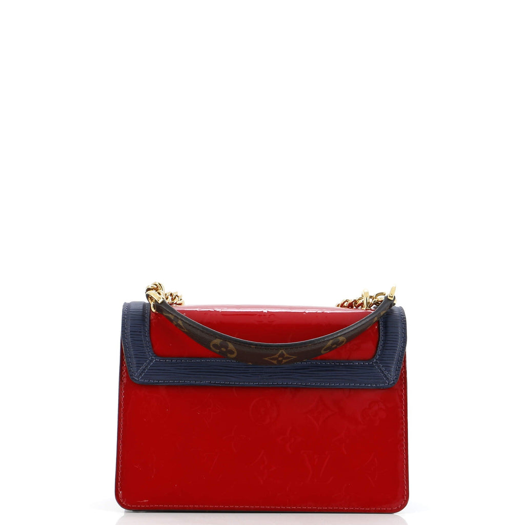 Louis Vuitton Wynwood Handbag Monogram Vernis with Monogram Canvas and Epi Leather