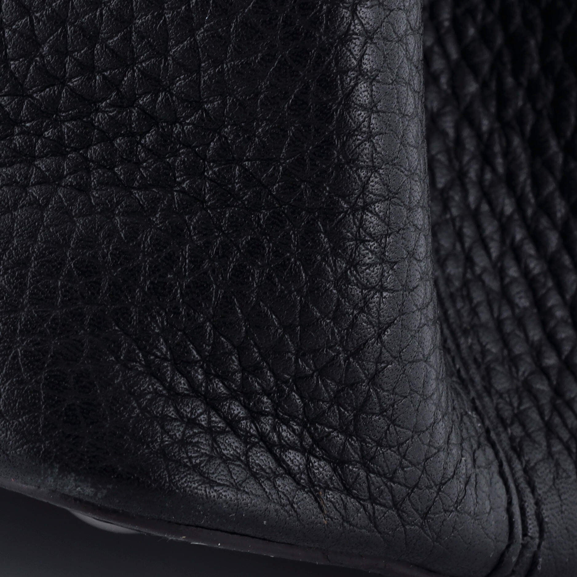 Louis Vuitton Capucines Bag Leather with Python PM