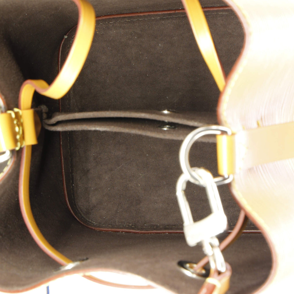 Louis Vuitton NeoNoe Handbag Epi Leather with Logo Jacquard Strap BB