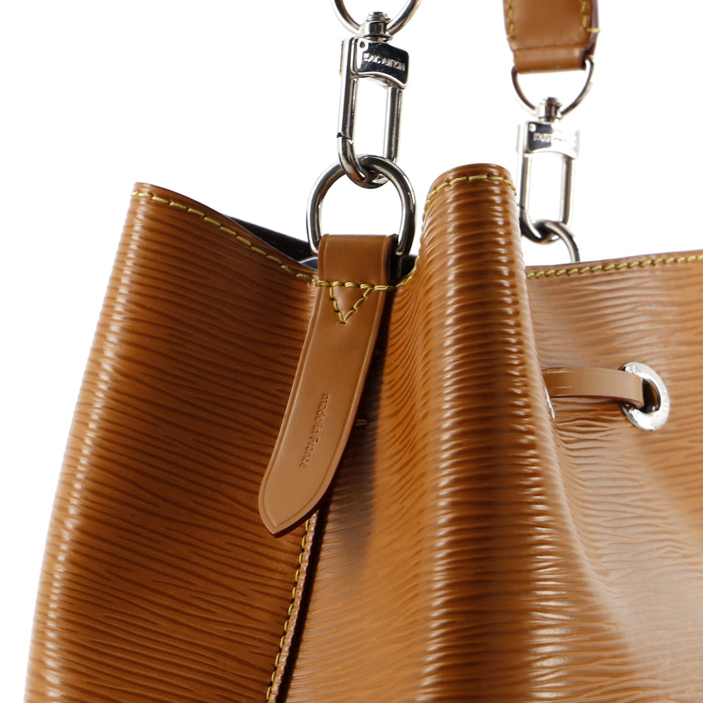 Louis Vuitton NeoNoe Handbag Epi Leather with Logo Jacquard Strap BB