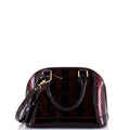 Louis Vuitton Alma Handbag Limited Edition Monogram Vernis Rayures BB