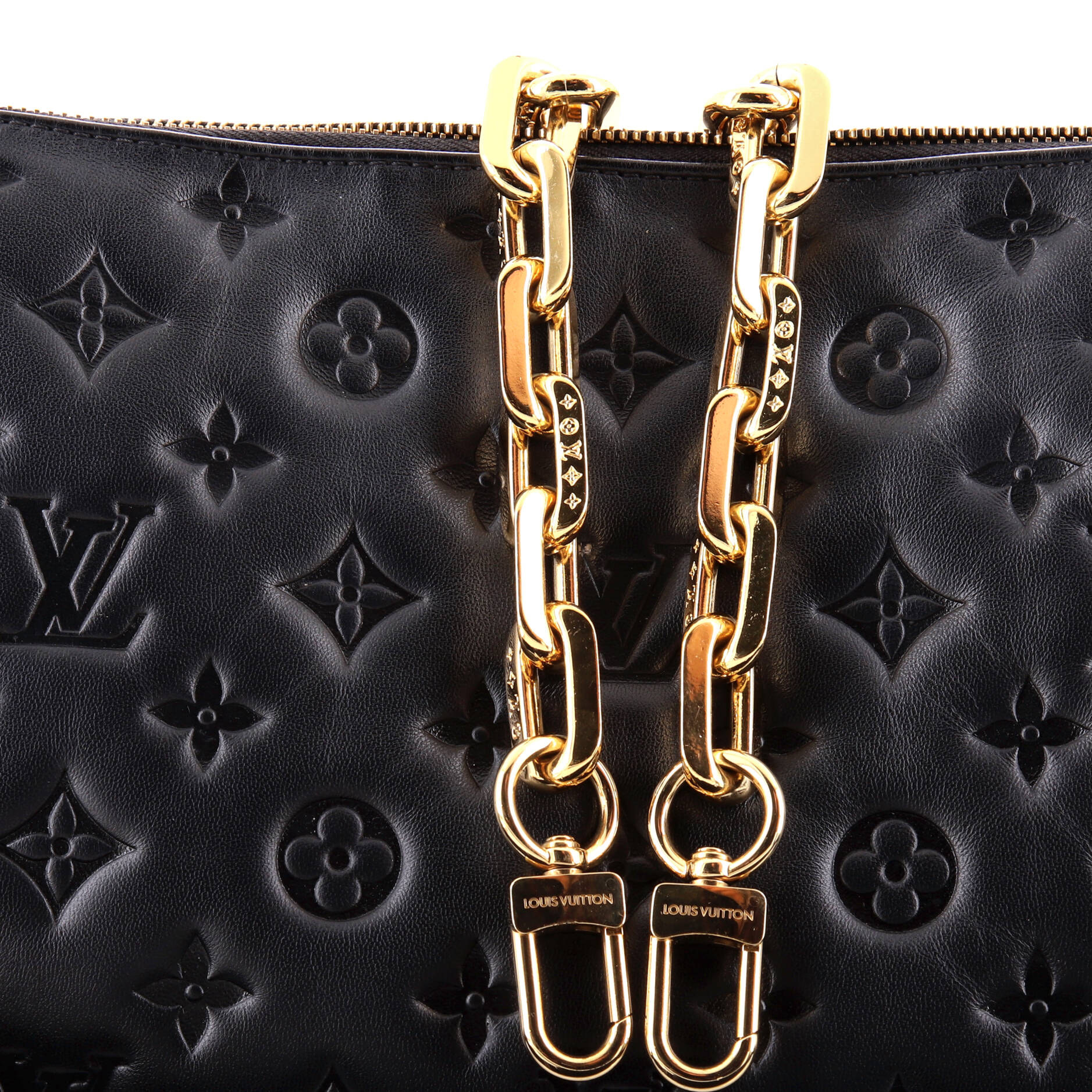 Louis Vuitton Coussin Bag Monogram Embossed Lambskin PM