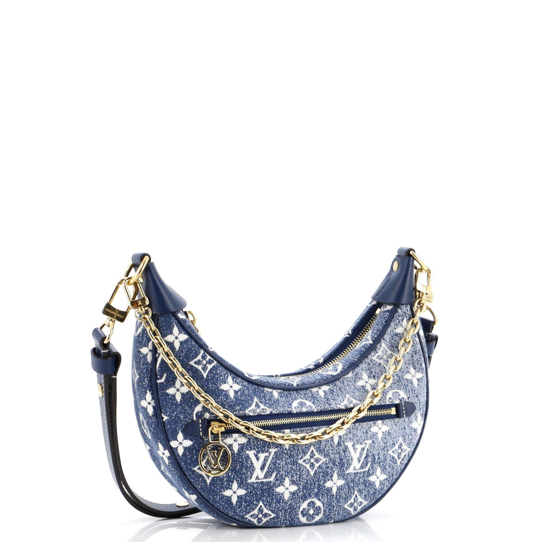 Louis Vuitton Loop Handbag Monogram Jacquard Denim