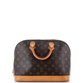 Louis Vuitton Alma Handbag Monogram Canvas PM