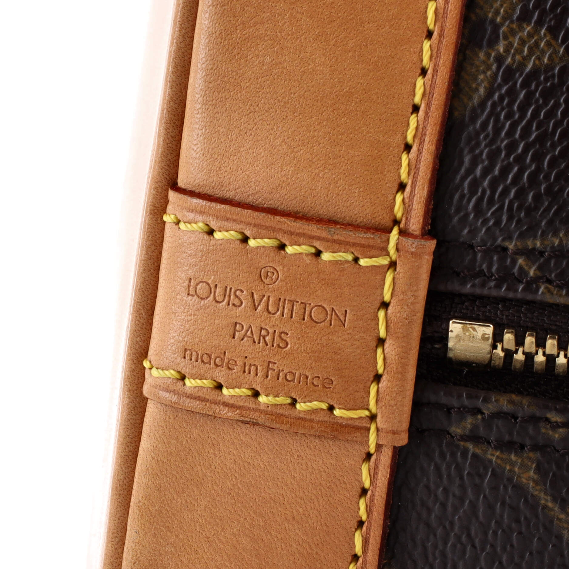 Louis Vuitton Alma Handbag Monogram Canvas PM