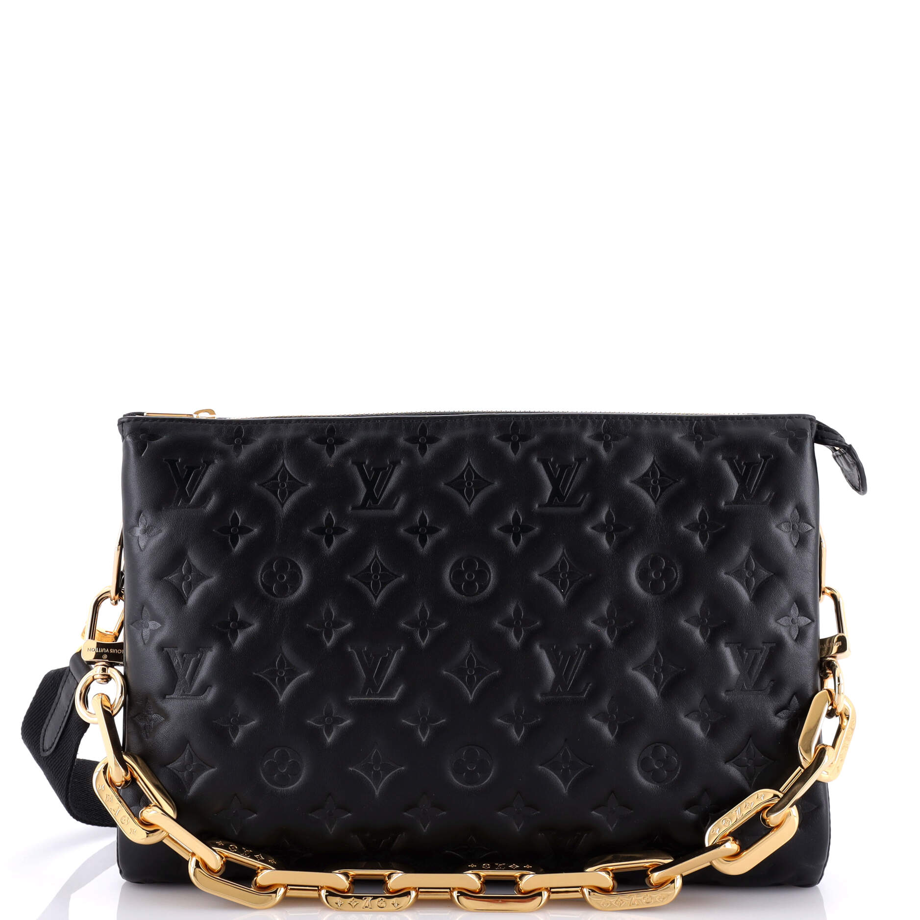Louis Vuitton Coussin Bag Monogram Embossed Lambskin MM