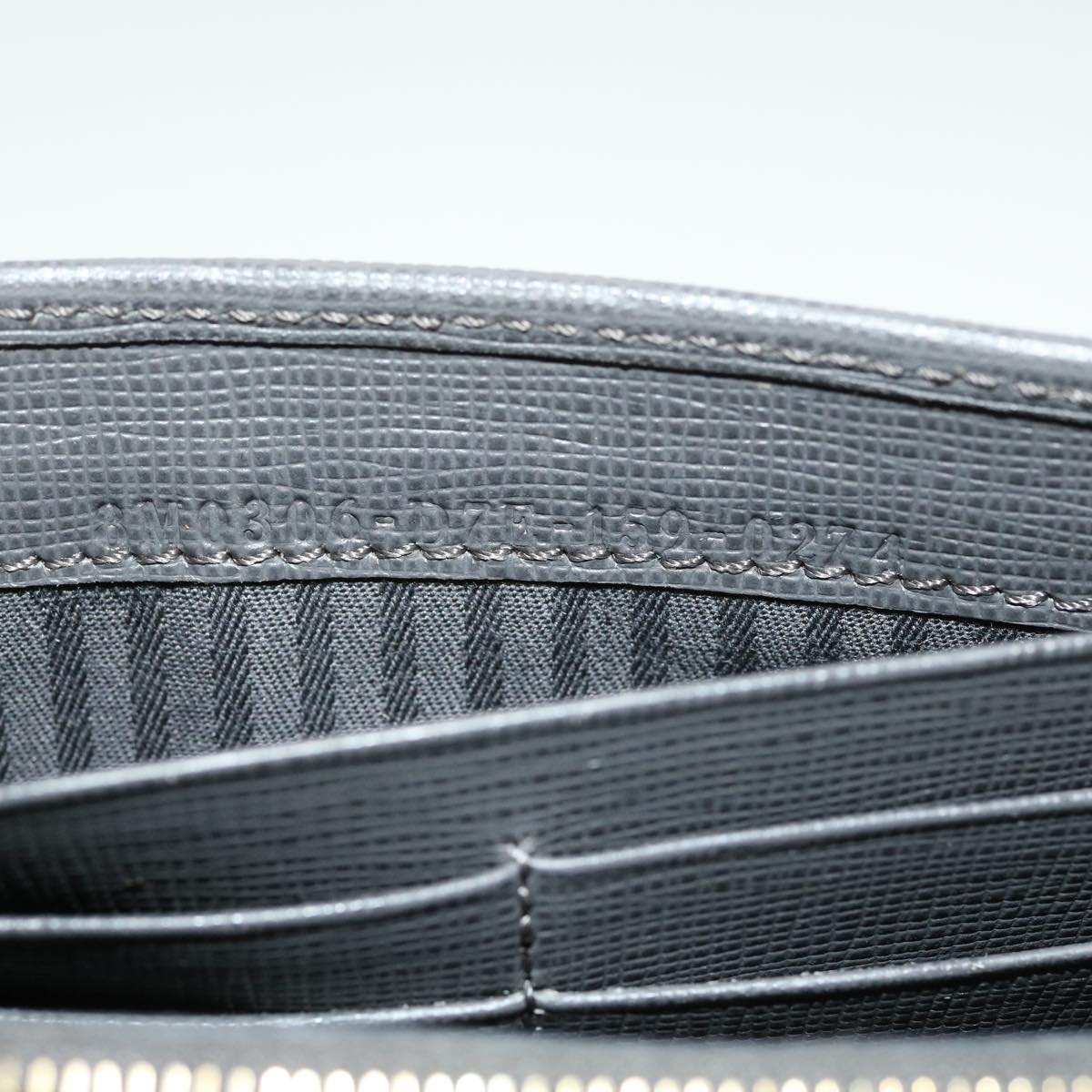 FENDI Long Wallet Leather Pink Gray 31186