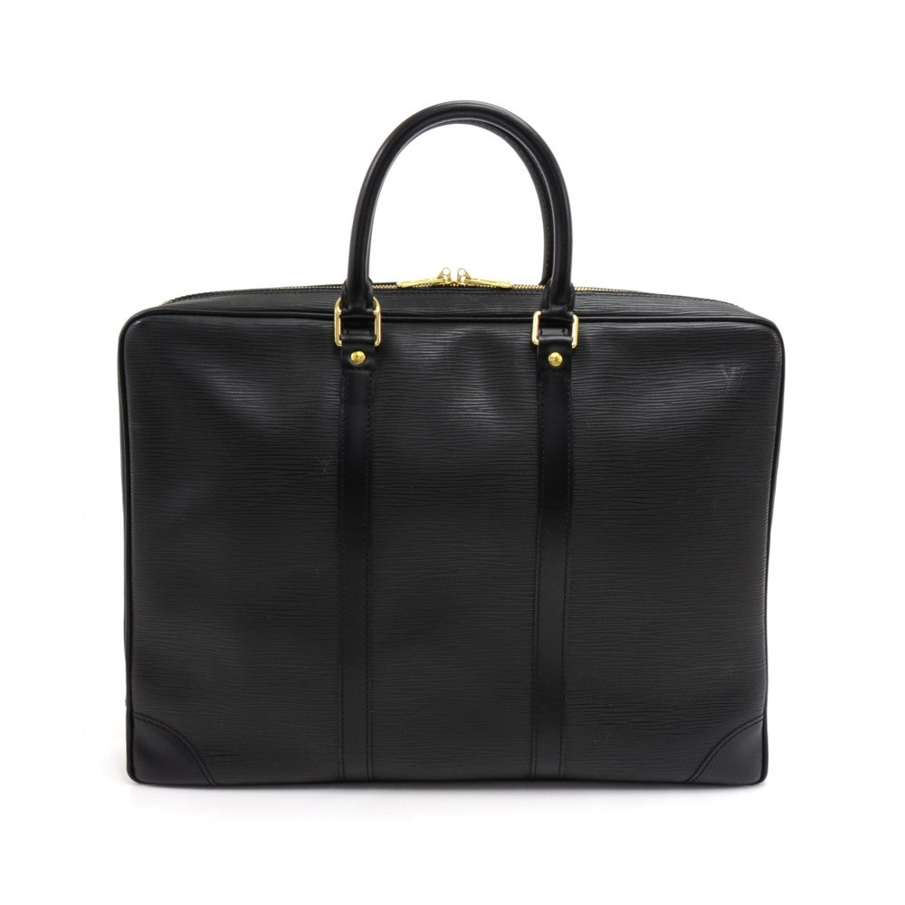 Louis Vuitto Porte-Documents Voyage Epi Leather Briefcase Bag