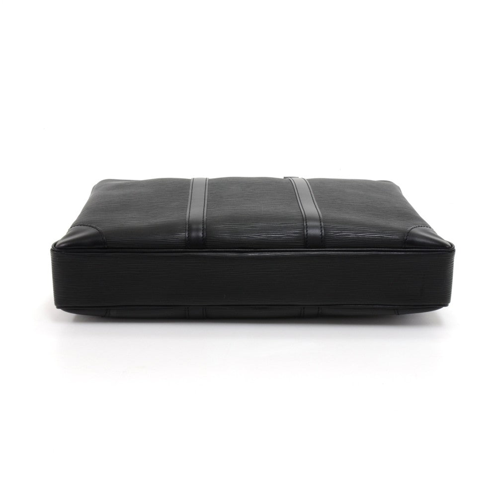 Louis Vuitto Porte-Documents Voyage Epi Leather Briefcase Bag