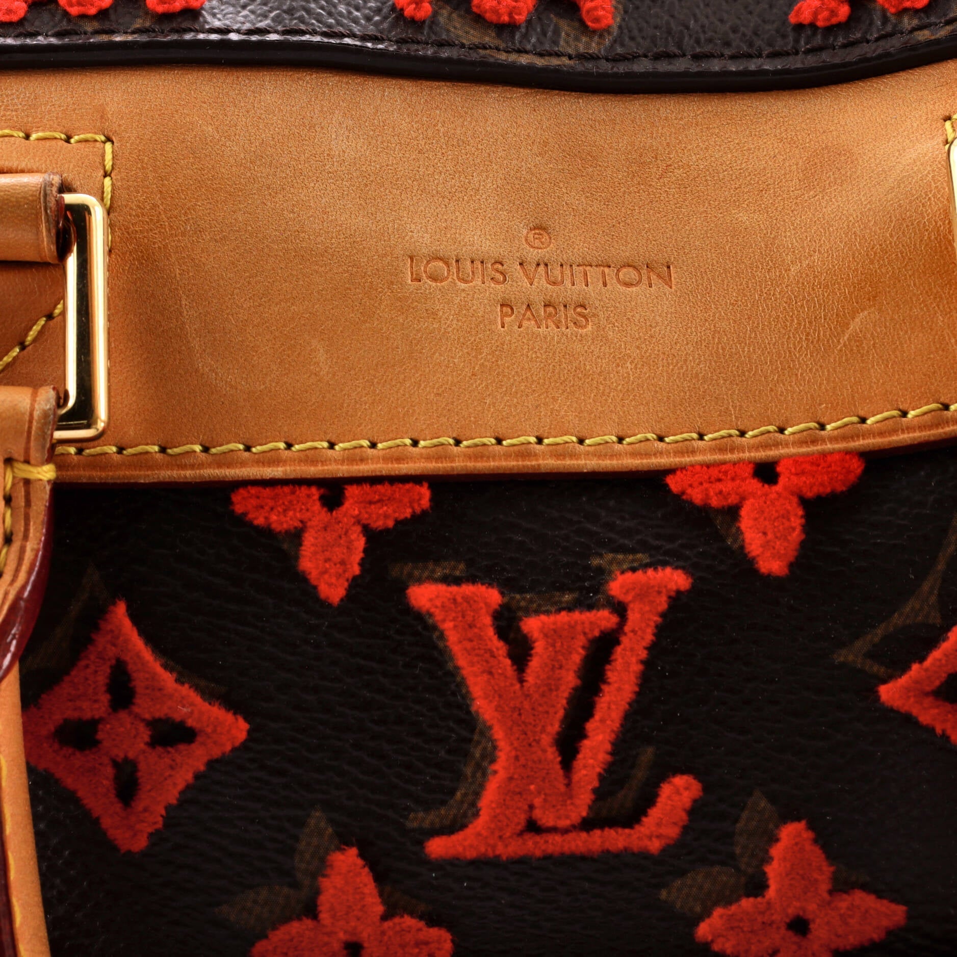 Louis Vuitton Deauville Cube Bag Monogram Tuffetage Canvas