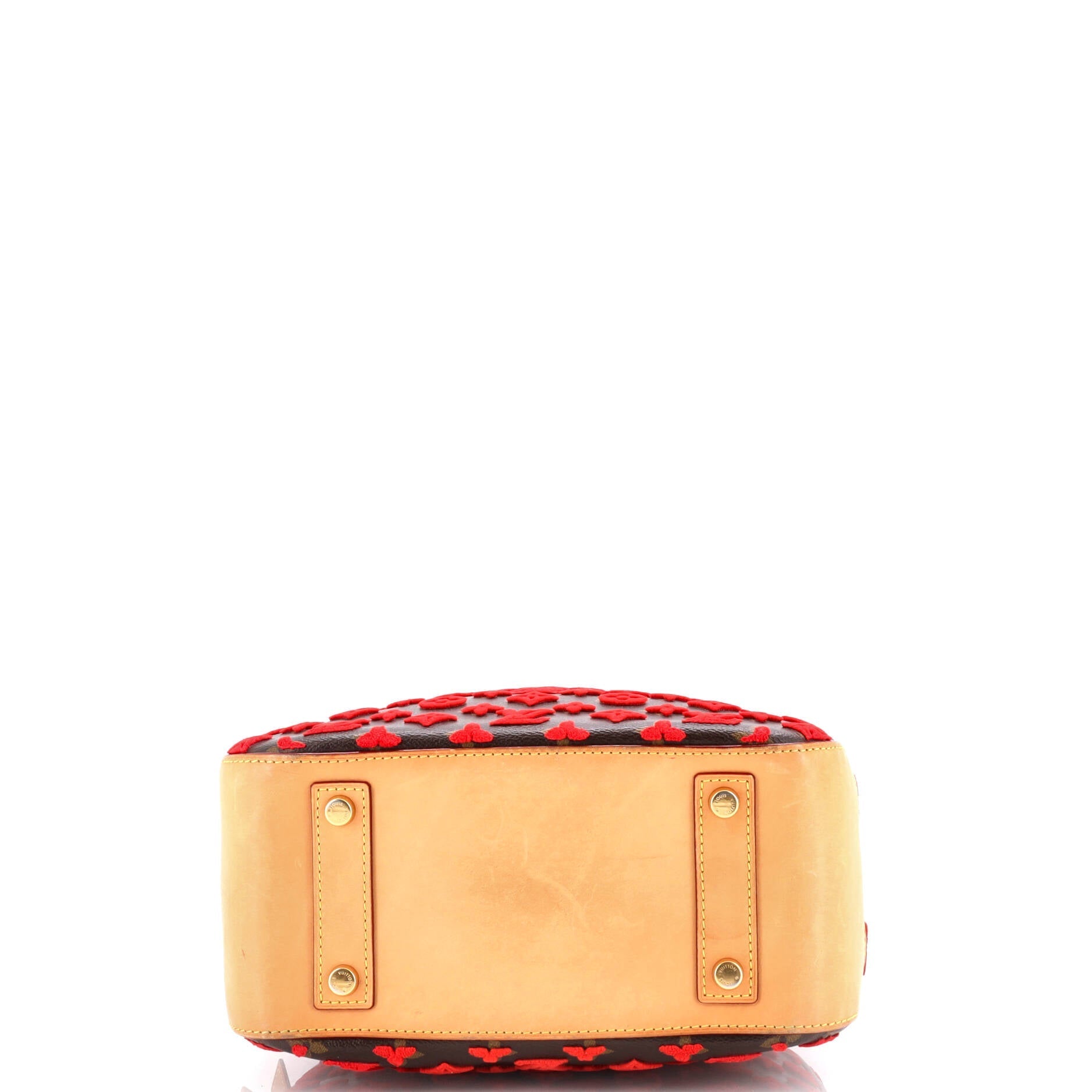 Louis Vuitton Deauville Cube Bag Monogram Tuffetage Canvas