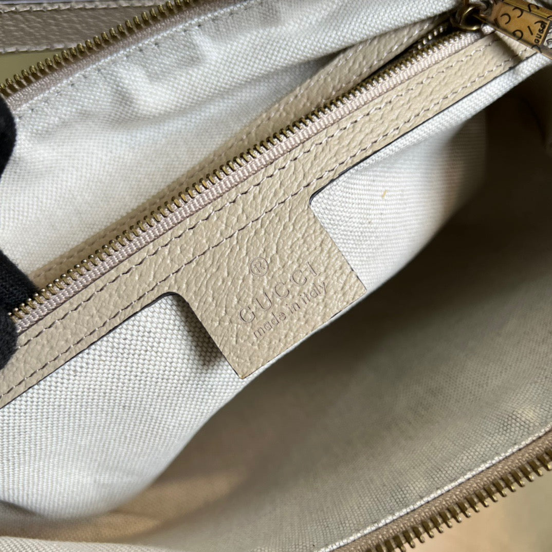gg Ophidia gg Small Shoulder Bag Beige For Women, Women’s Bags 11.8in/30cm gg 598125 UULAT 9682