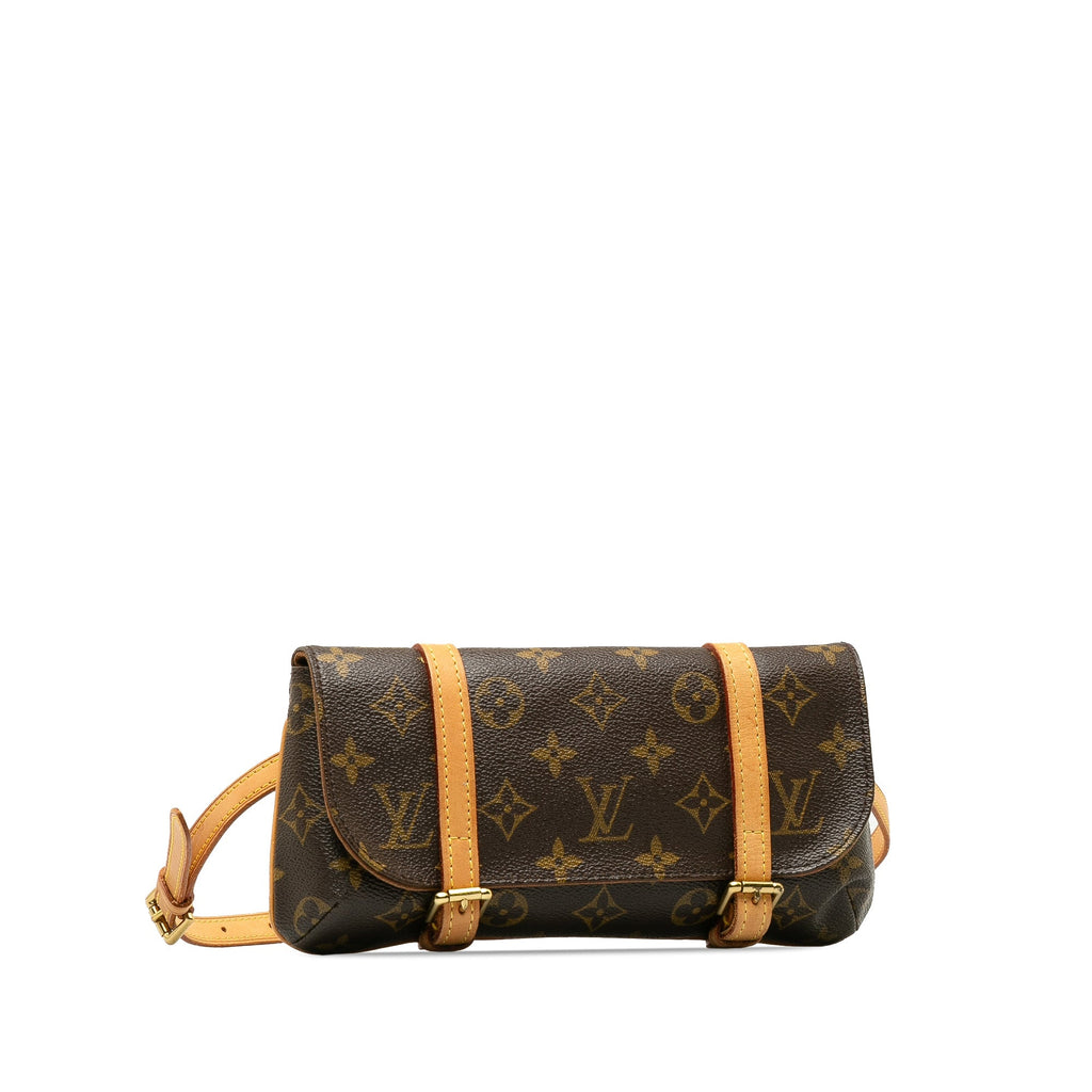 Brown Louis Vuitton Monogram Pochette Marelle PM Belt Bag
