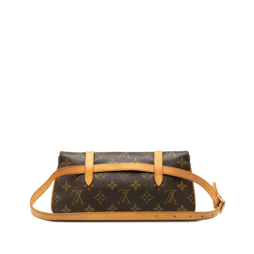 Brown Louis Vuitton Monogram Pochette Marelle PM Belt Bag