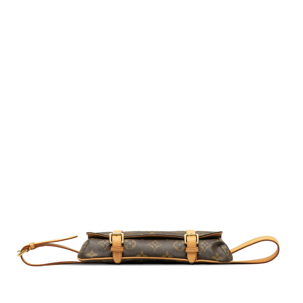 Brown Louis Vuitton Monogram Pochette Marelle PM Belt Bag