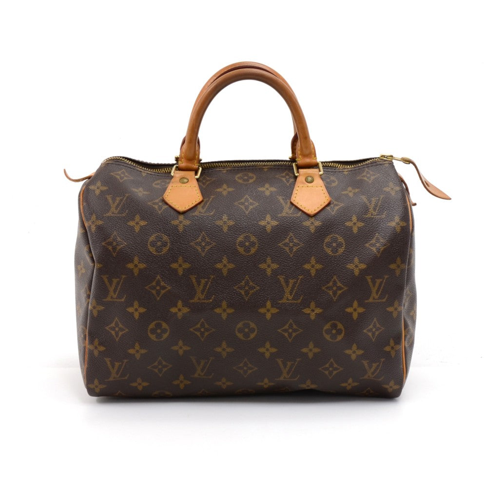 Louis Vuitto Speedy 30 Monogram Canvas Handbag