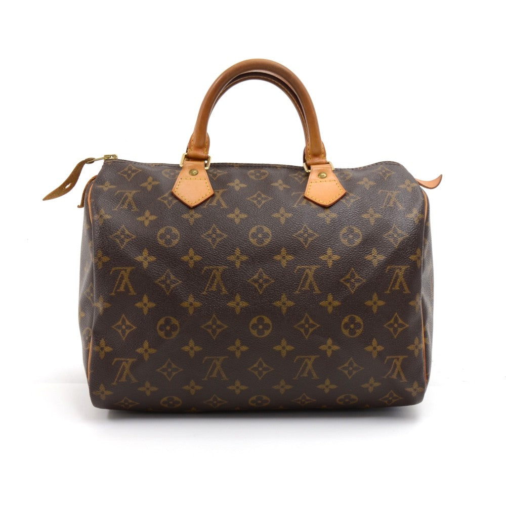 Louis Vuitto Speedy 30 Monogram Canvas Handbag