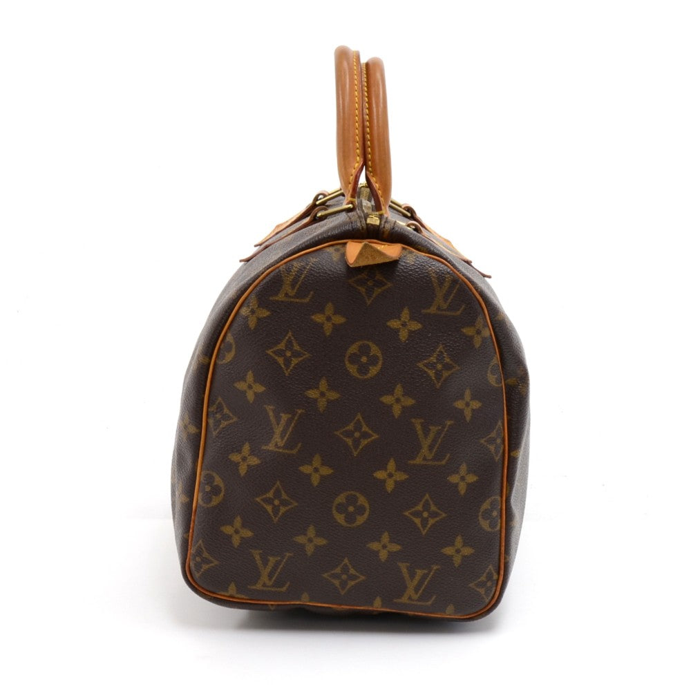 Louis Vuitto Speedy 30 Monogram Canvas Handbag