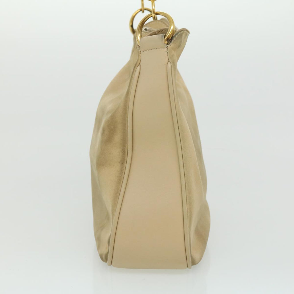 GUCCI Bamboo Hand Bag cotton Beige 00117321638 31581