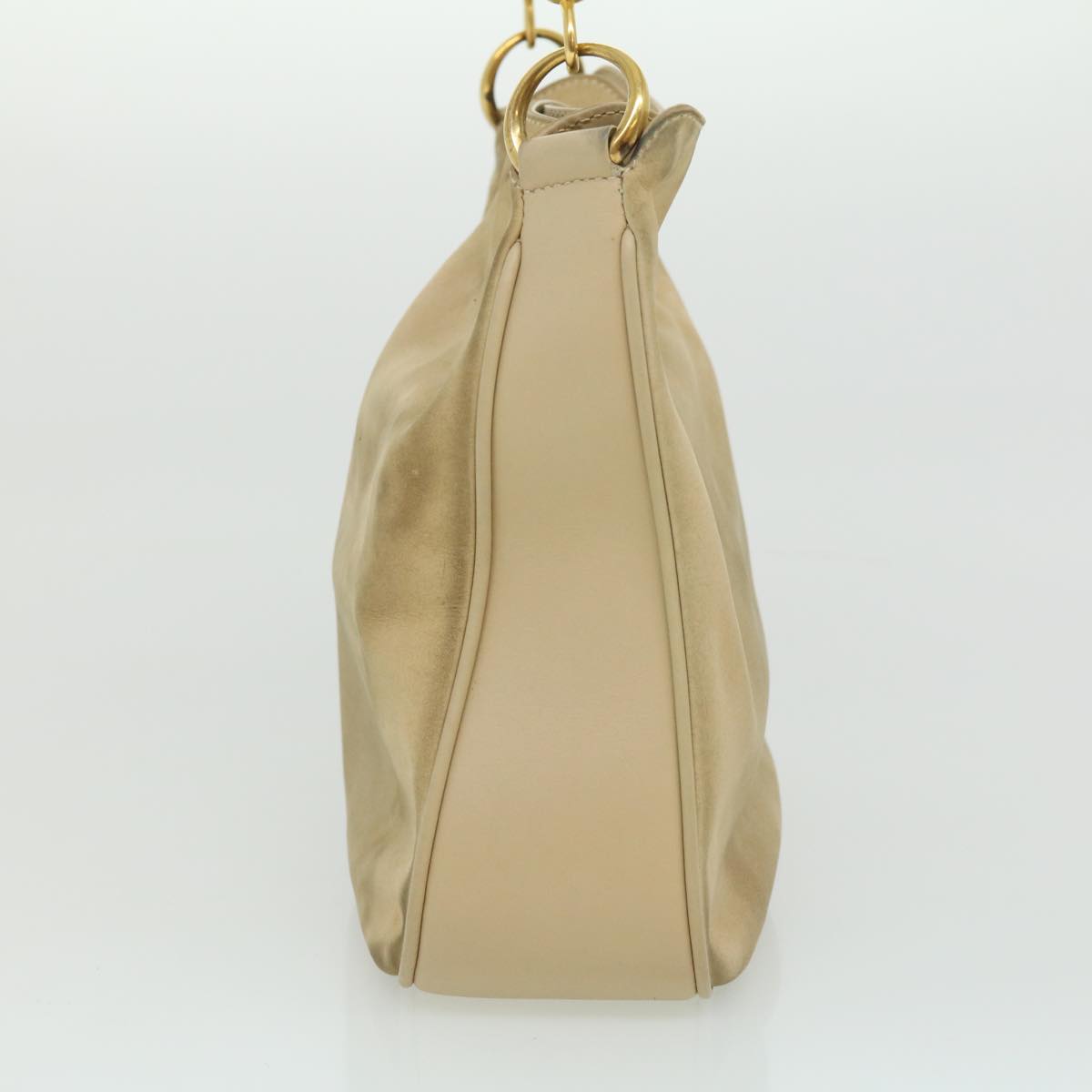 GUCCI Bamboo Hand Bag cotton Beige 00117321638 31581