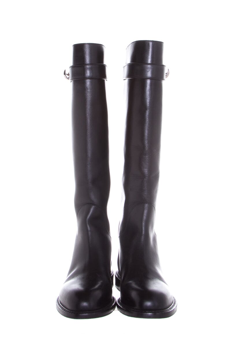 Givenchy Black Shark Tooth Tall Boots SZ 36