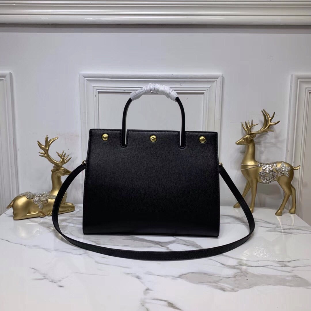GLAMI Small Title Bag With Pocket Detail Black For Women, Bags 11.8in/30cm
