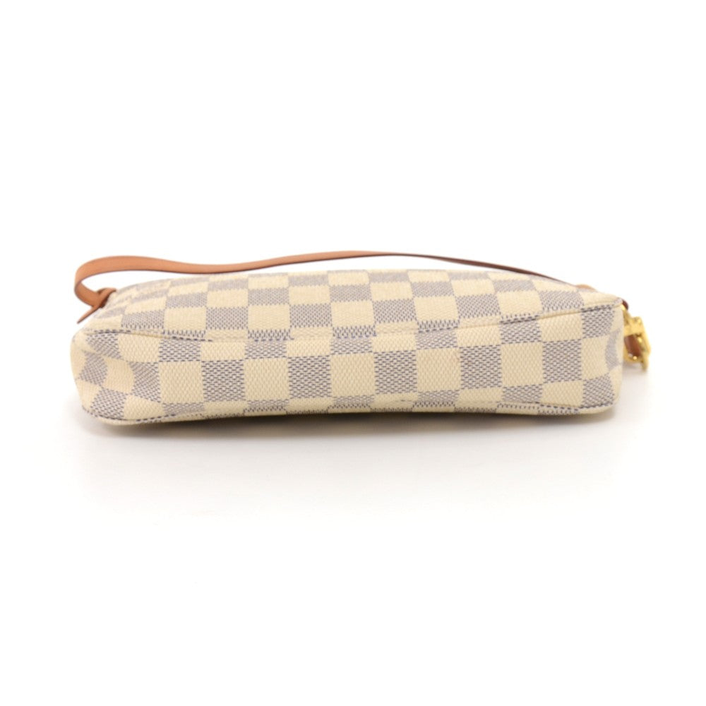 Louis Vuitto Pochette Accessoires Damier Azur Canvas Bag