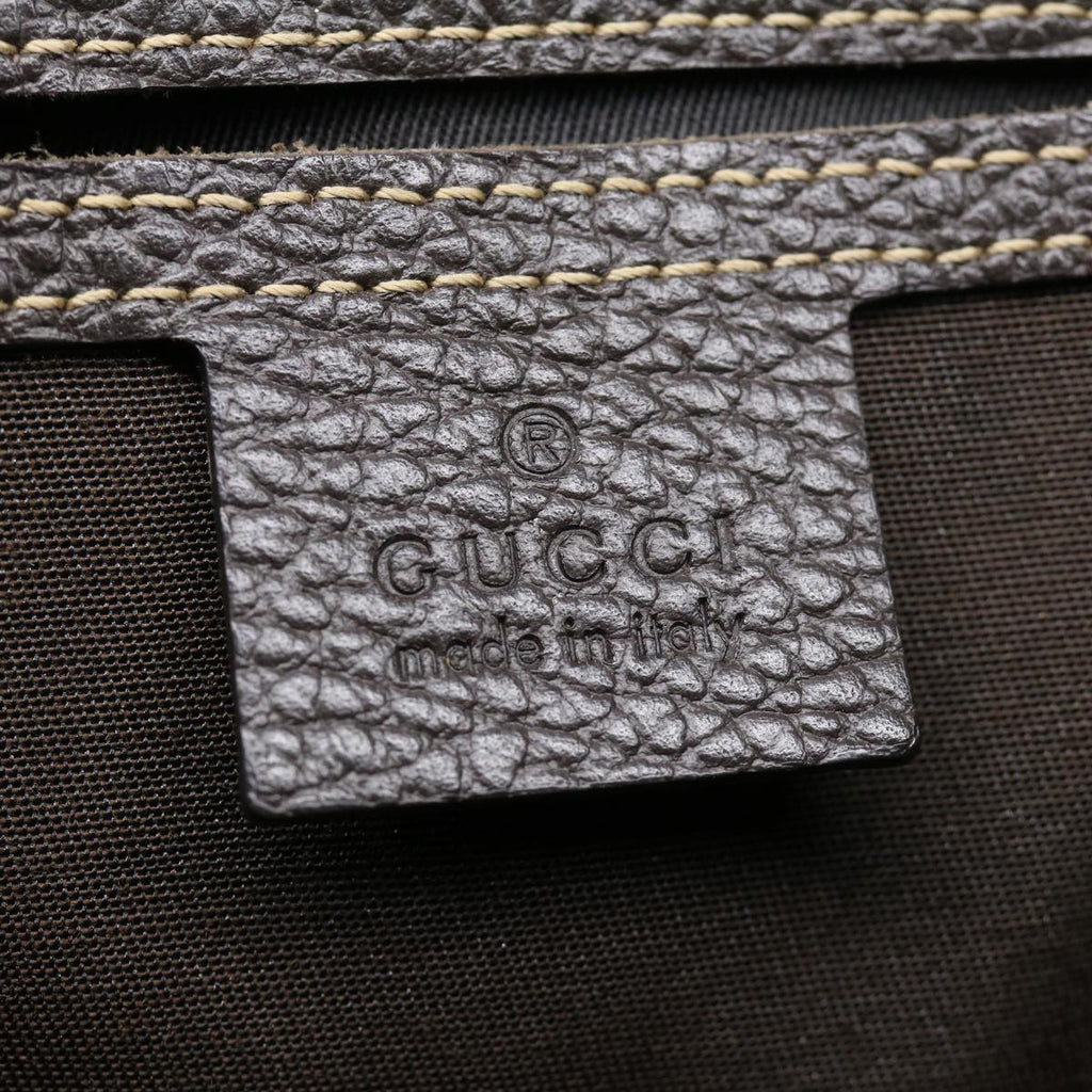 GUCCI GG Canvas Tote Bag Vinyl Beige 293578 31711