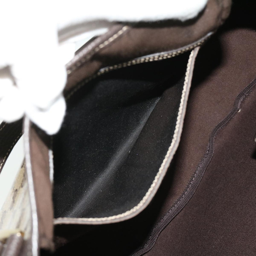GUCCI GG Canvas Tote Bag Vinyl Beige 293578 31711