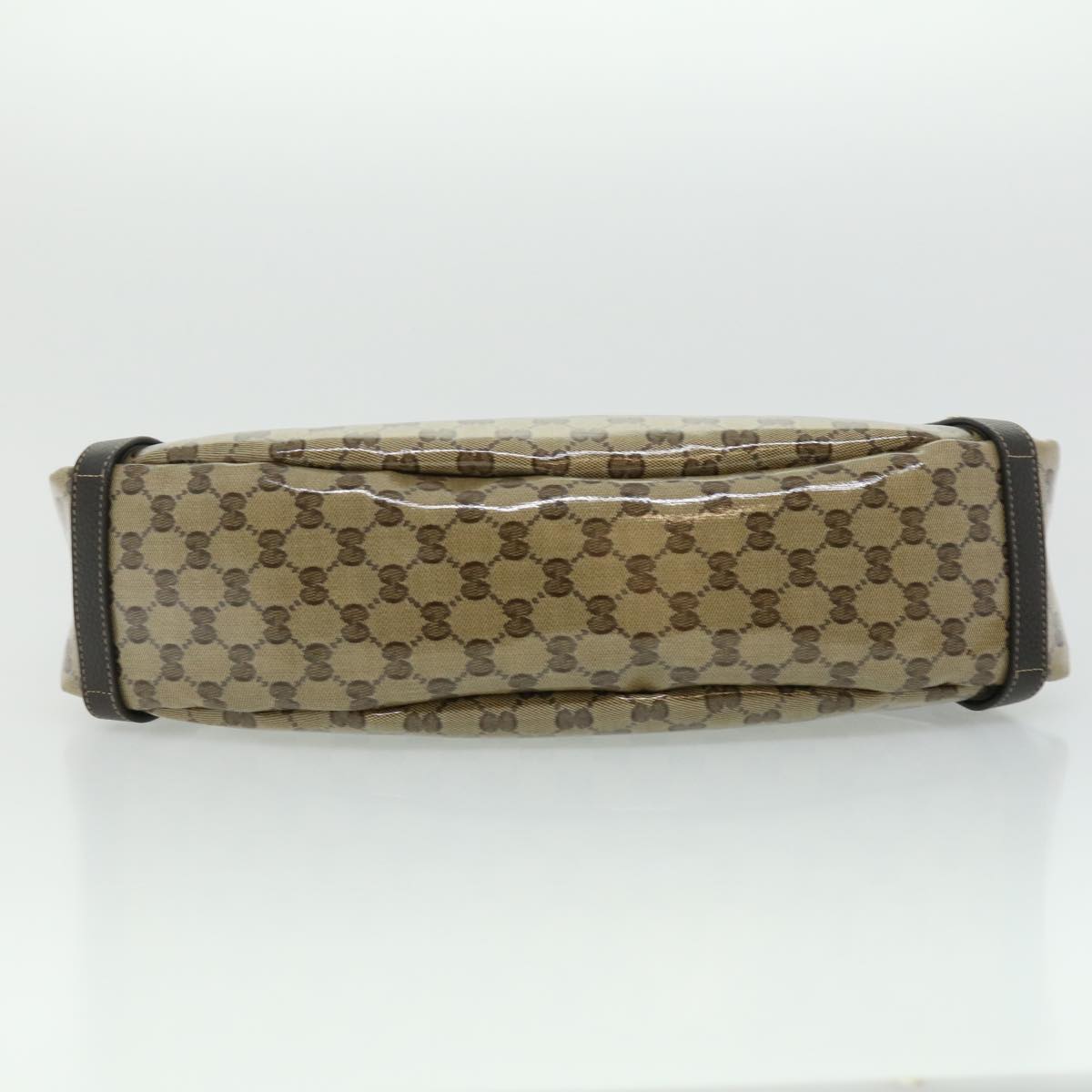 GUCCI GG Canvas Tote Bag Vinyl Beige 293578 31711