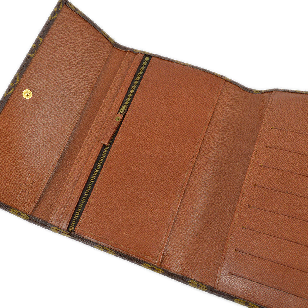 Louis Vuitton Monogram Pochette Passport Trifold Wallet Purse
