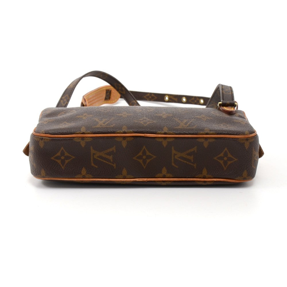 Louis Vuitto Pochette Marly Bandouliere Monogram Canvas Shoulder Bag