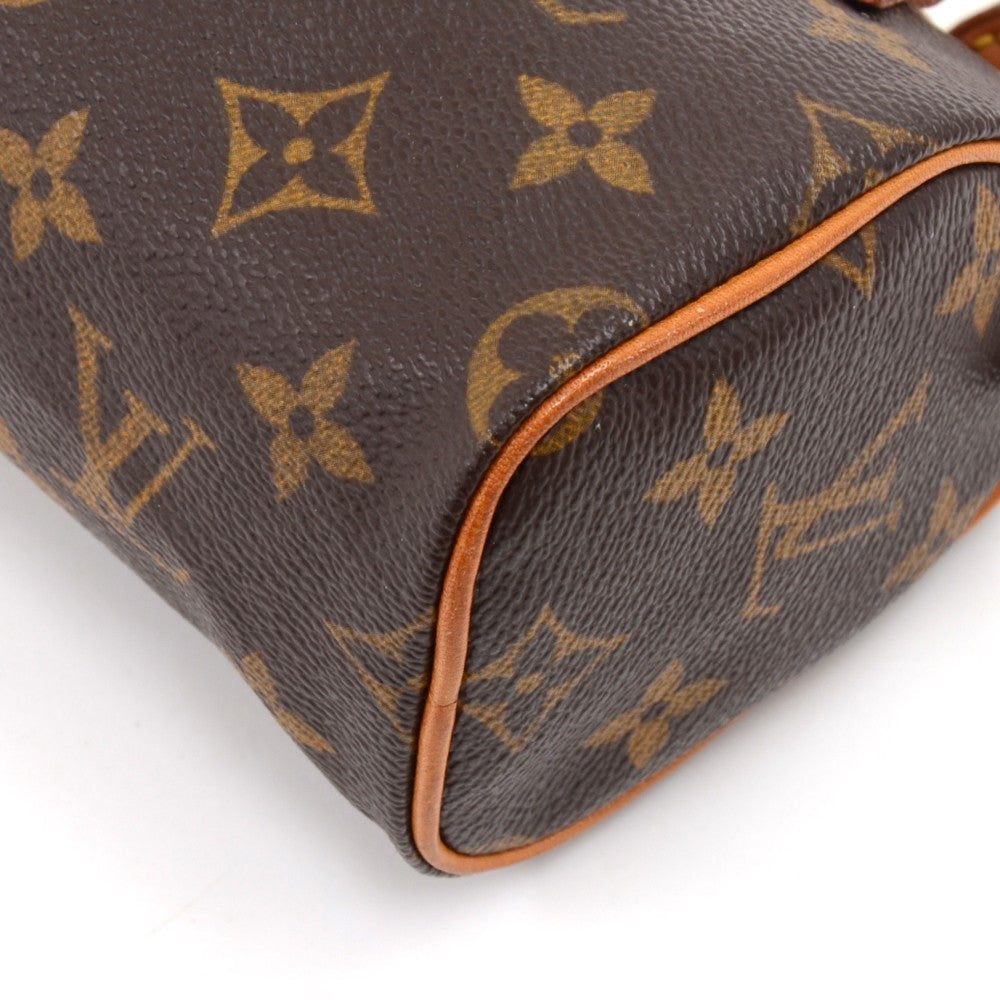 Louis Vuitto Speedy Sac HL Monogram Canvas Mini Handbag with Strap