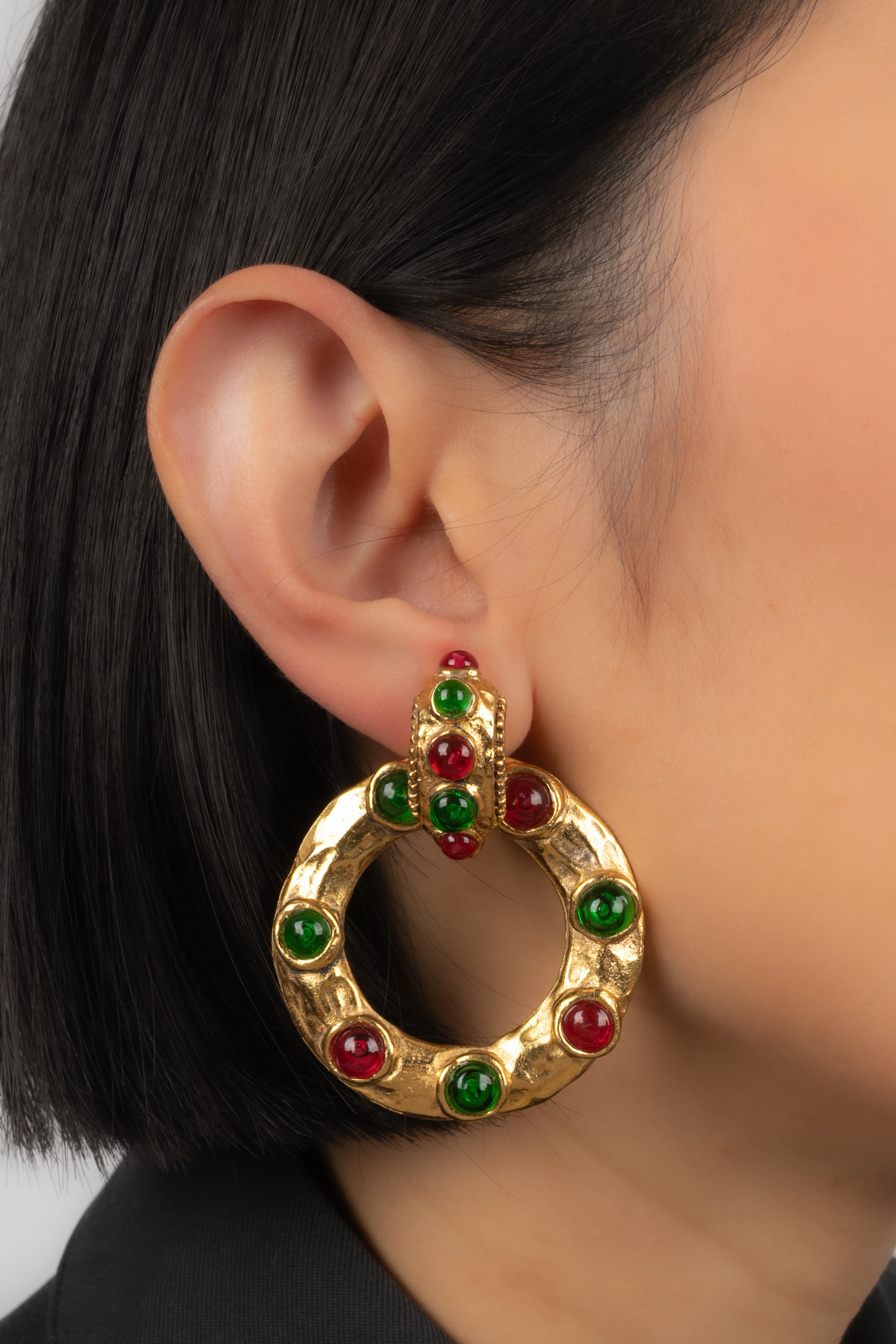 Boucles d'oreilles créoles Chanel