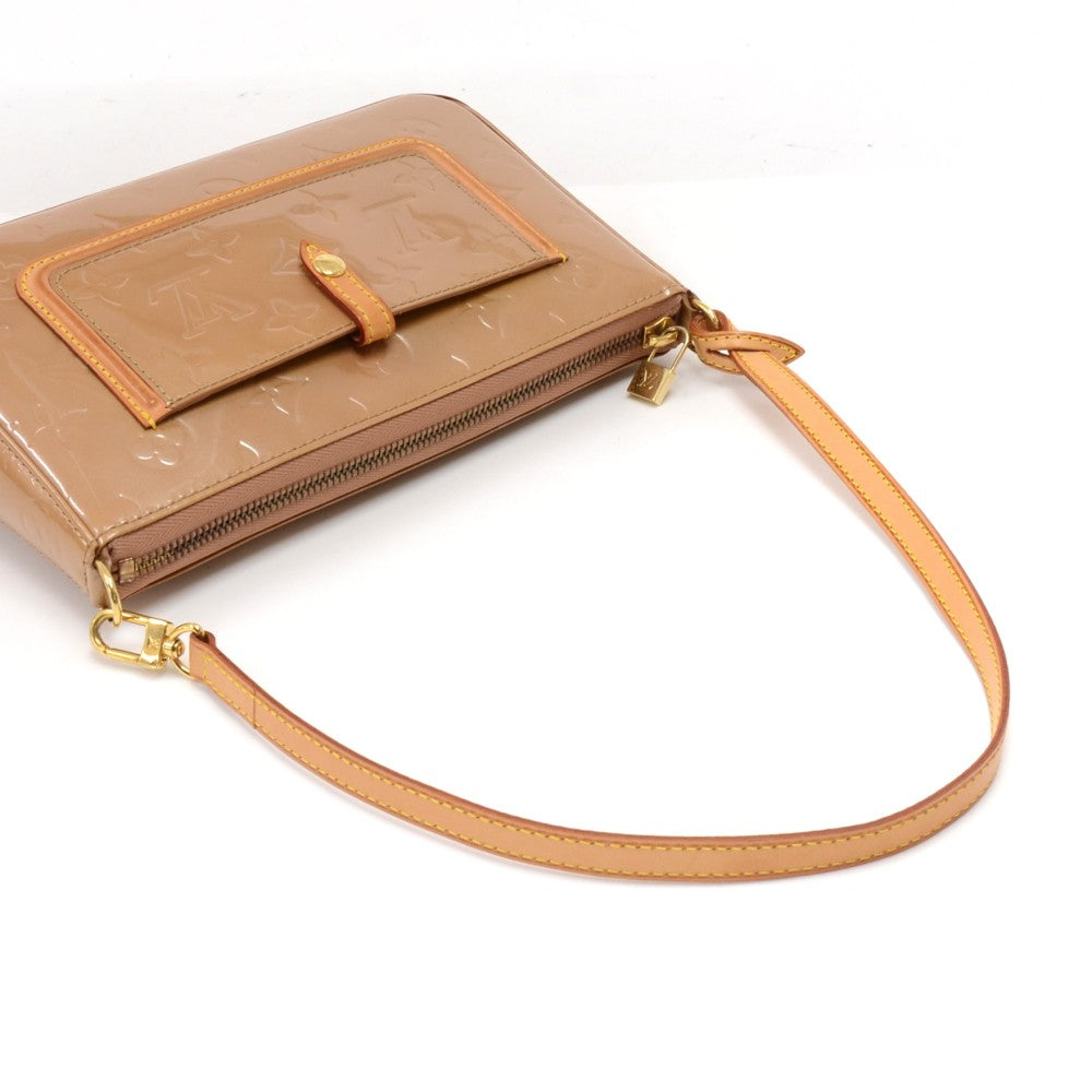 Louis Vuitto Mallory Square Vernis Leather Shoulder Bag