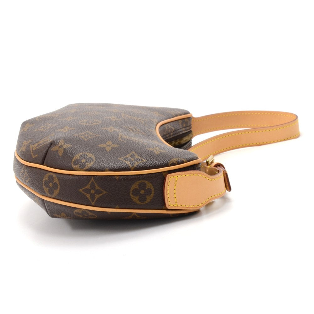 Louis Vuitto Pochette Croissant Monogram Canvas Handbag