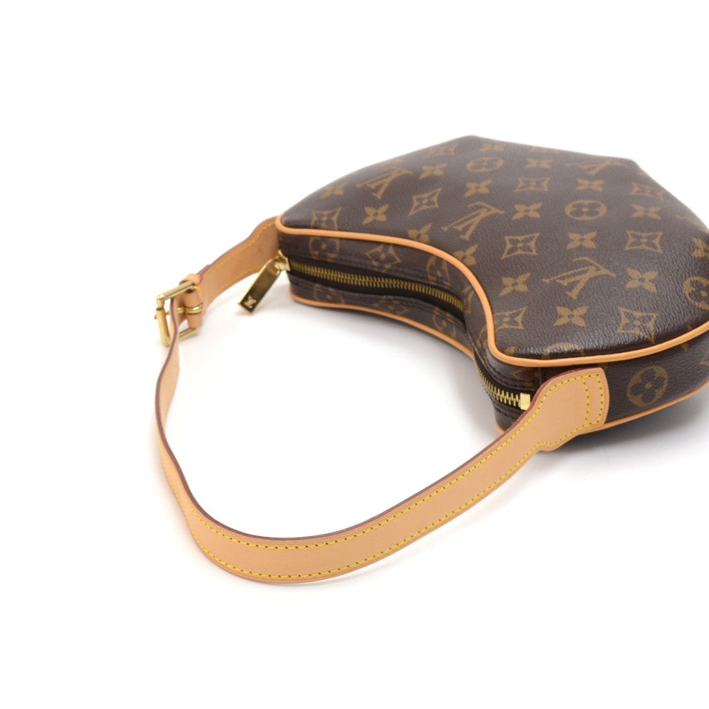 Louis Vuitto Pochette Croissant Monogram Canvas Handbag
