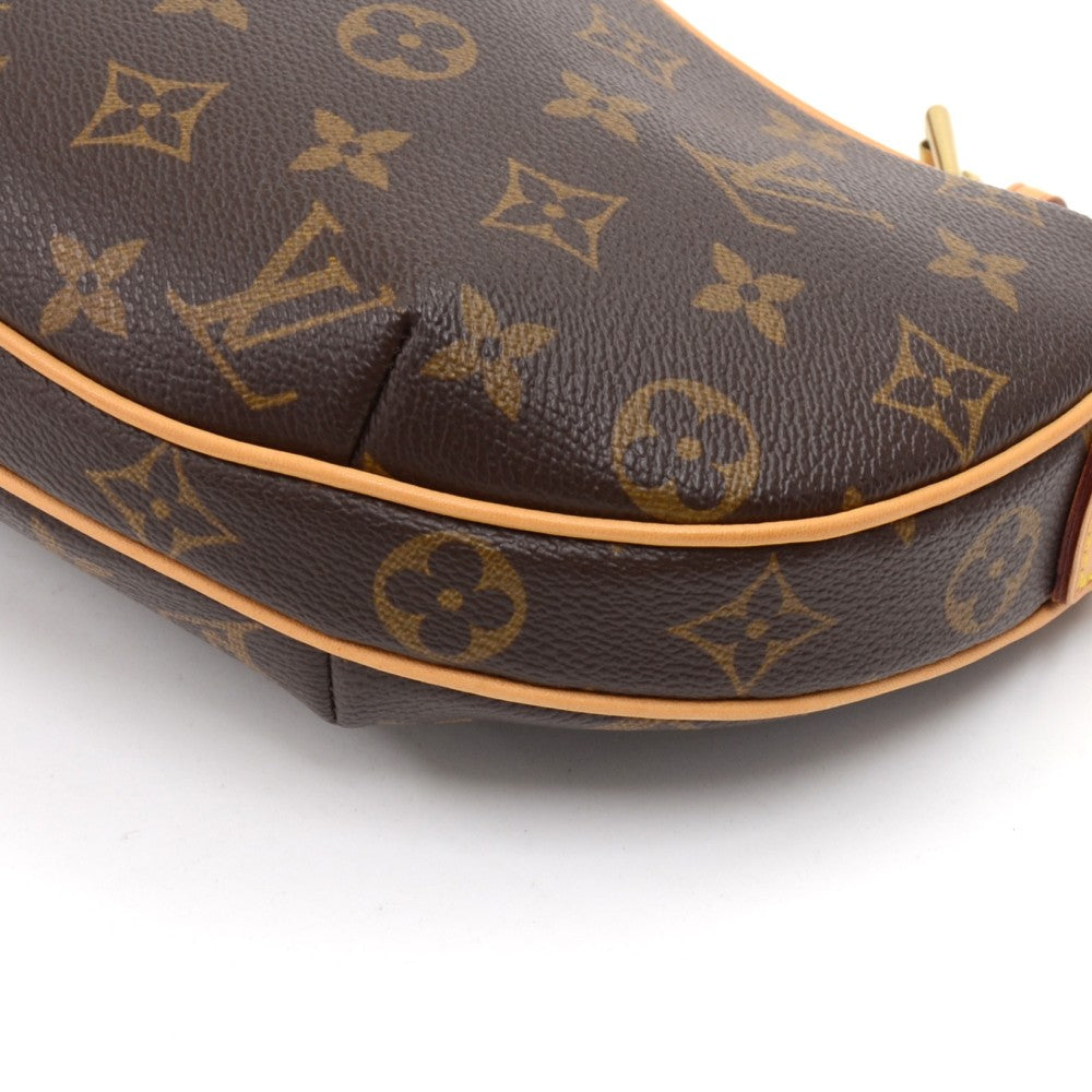 Louis Vuitto Pochette Croissant Monogram Canvas Handbag