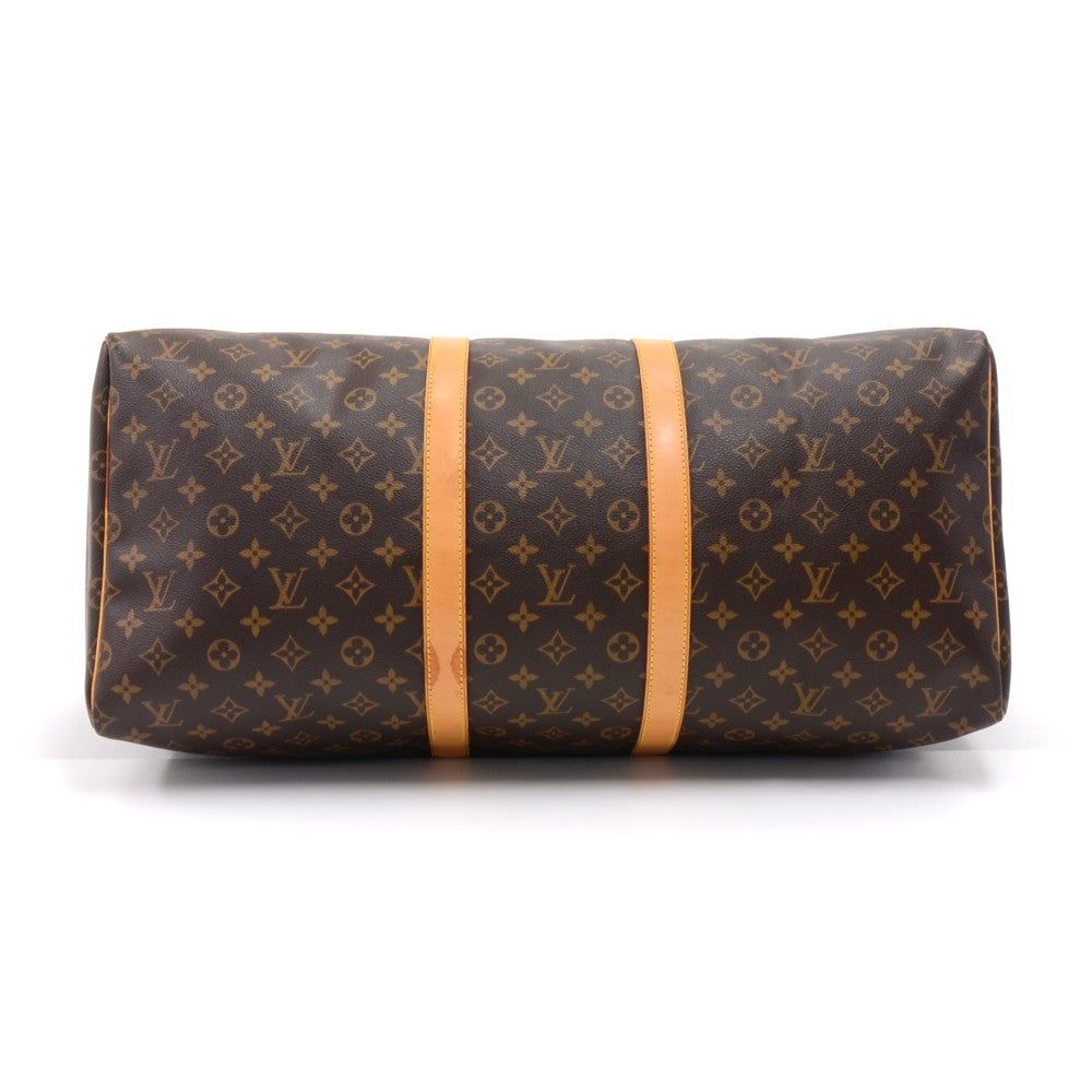 Louis Vuitto Keepall 55 Monogram Canvas Travel Bag