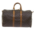 Louis Vuitton Keepall Bandouliere 55  Canvas Travel Bag ()