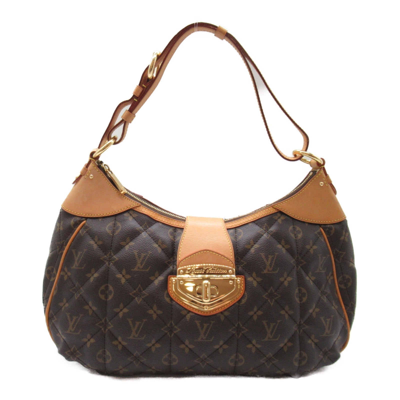 Louis Vuitton Louis Vuitton City Bag GM Shoulder Bag PVC Coated Canvas Monogram Etwer  Brown M41453