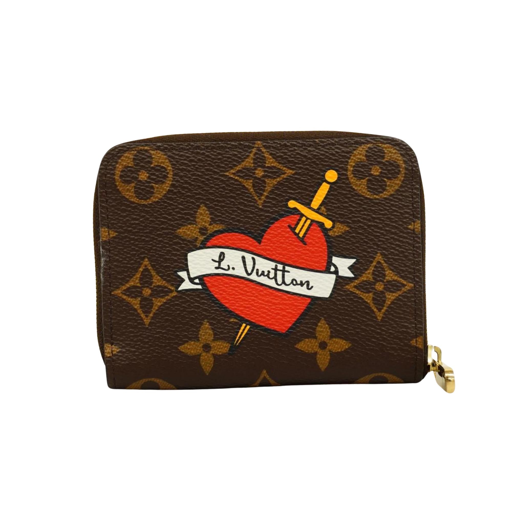 Louis Vuitton Zippy Coin Purse  Canvas Wallet  ()