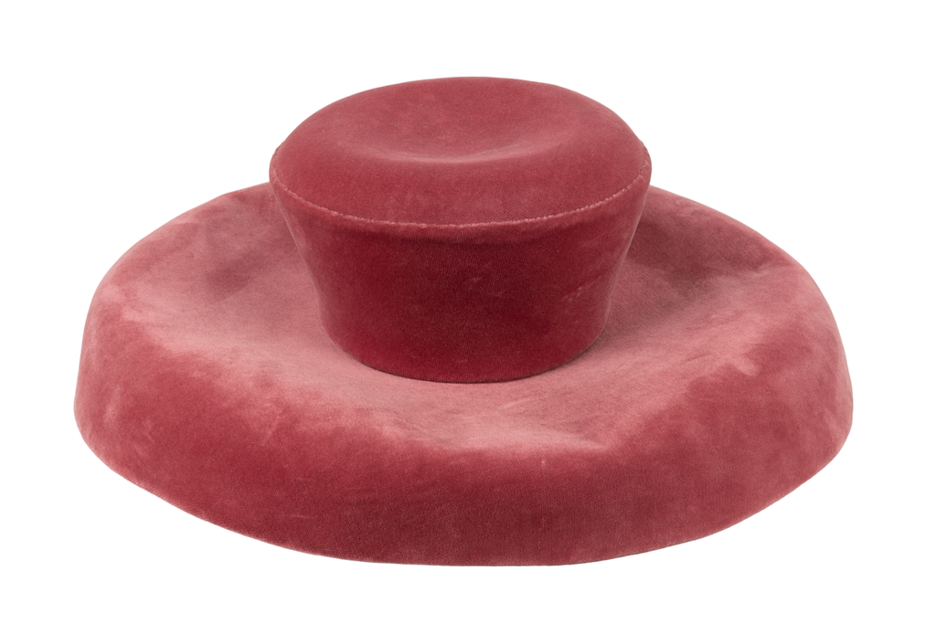 Imposant chapeau en velours rose Marie MerciÃƒÆ’Ã‚Â©